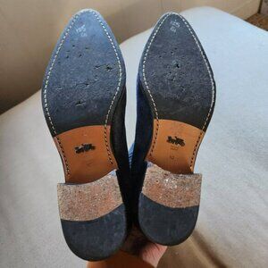 COACH Bowery Chelea Denim Booties